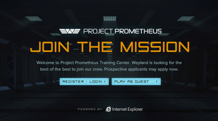 Project Prometheus Training Center ( 25 Animated home page web design examples )